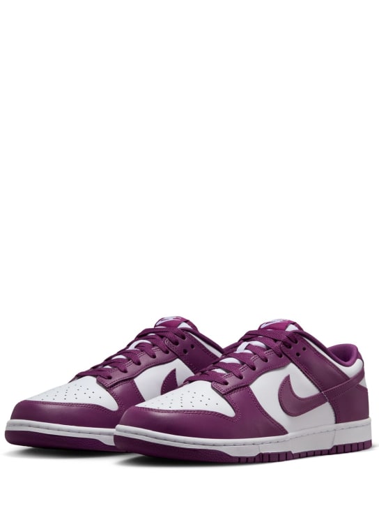 Nike: Dunk Low Retro sneakers - White/Viotech - women_1 | Luisa Via Roma