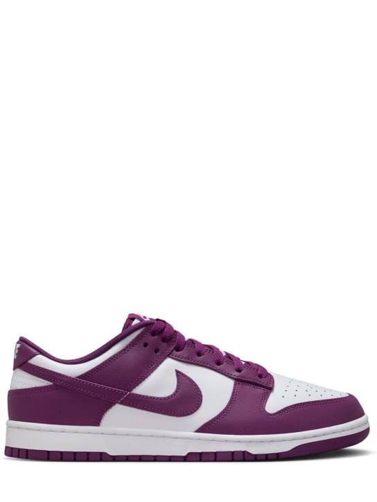 Nike: Dunk Low Retro sneakers - White/Viotech - women_0 | Luisa Via Roma