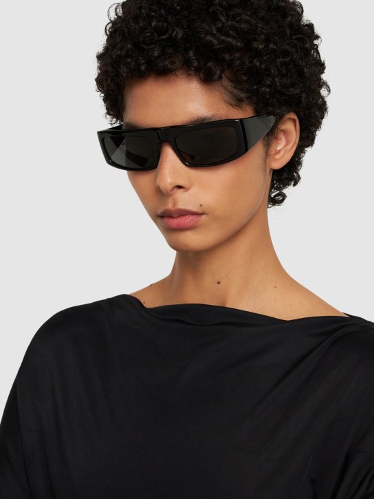 Khaite: KHAITE x Oliver Peoples sunglasses - Black/Grey - women_1 | Luisa Via Roma