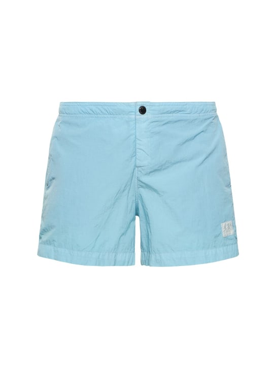 C.P. Company: Bañador shorts estampado - Starlight Blue - men_0 | Luisa Via Roma