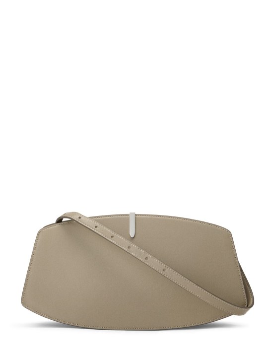 Savette: Florence leather shoulder bag - Clay - women_0 | Luisa Via Roma