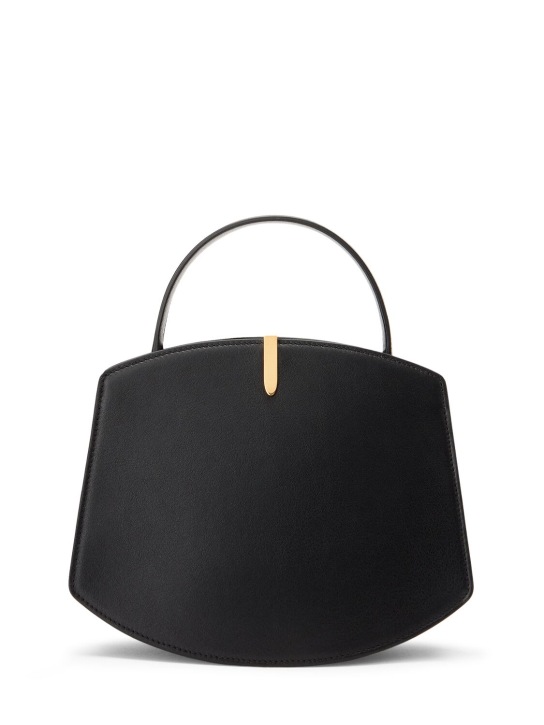 Savette: Florence 20 smooth leather bag - Black - women_0 | Luisa Via Roma