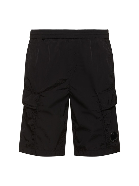 C.P. Company: Chrome-R cargo shorts - Black - men_0 | Luisa Via Roma