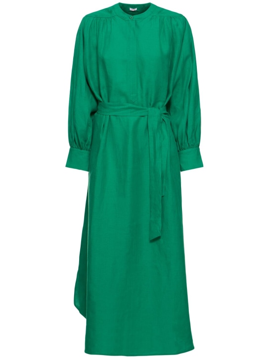 Eres: Aimee linen maxi dress - Yeşil - women_0 | Luisa Via Roma