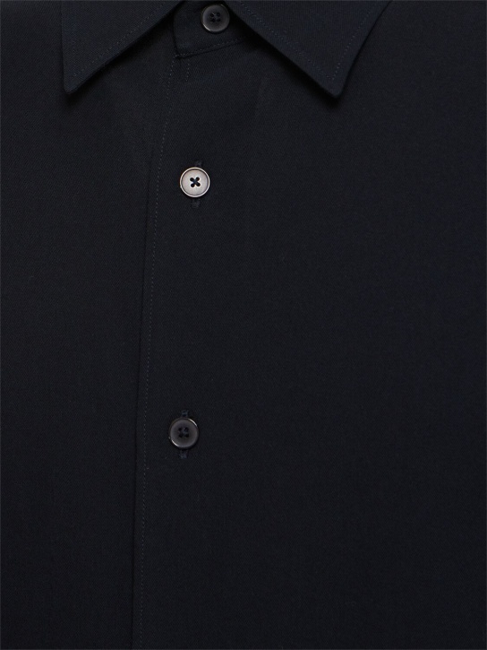 Auralee: Cotton & silk Viyella shirt - men_3 | Luisa Via Roma