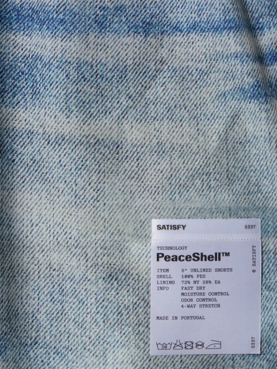 Satisfy: Peaceshell 5" trompe l'oeil tech shorts - men_1 | Luisa Via Roma
