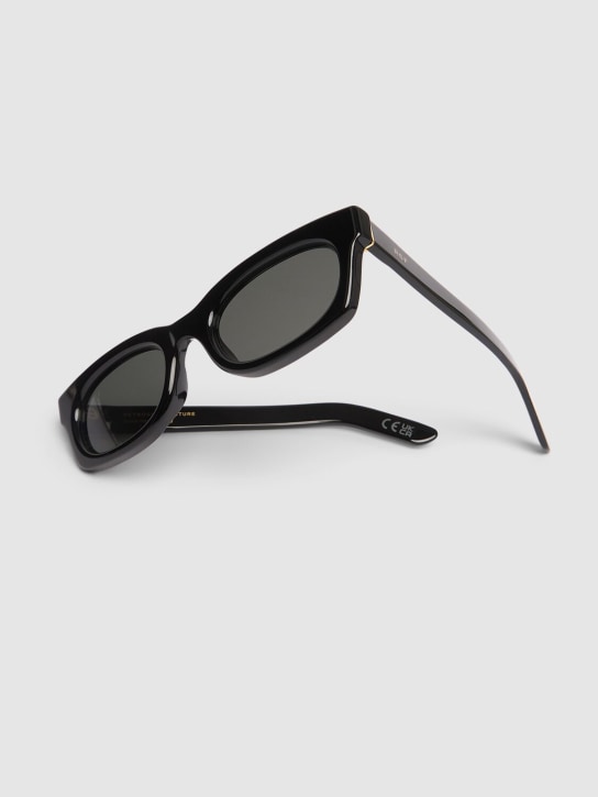Retrosuperfuture: Rechteckige Sonnenbrille aus Acetat - Schwarz - women_1 | Luisa Via Roma