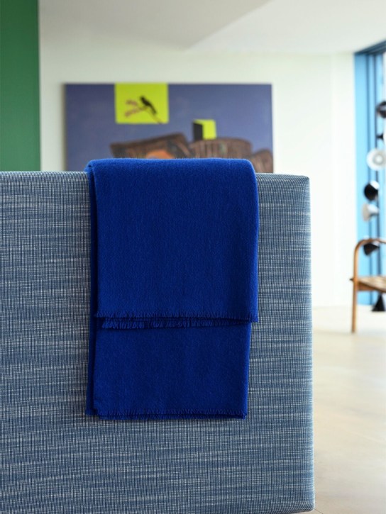 HAY: Ultramarine mono blanket - Blue - ecraft_1 | Luisa Via Roma