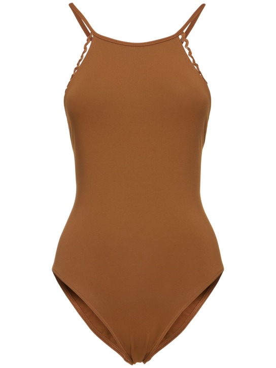 Eres: Sunlight one piece swimsuit - Brown - women_0 | Luisa Via Roma
