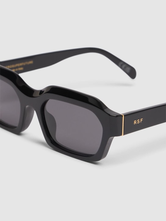 Retrosuperfuture: Boletus squared black acetate sunglasses - women_3 | Luisa Via Roma