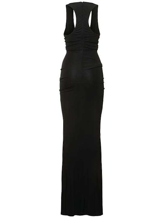 Christopher Esber: Vivenda draped front cutout long dress - Black - women_4 | Luisa Via Roma