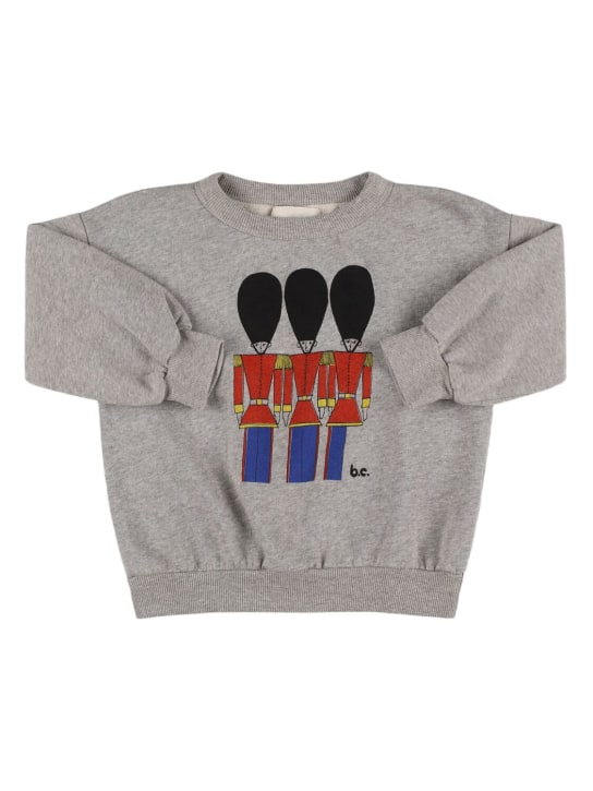 Bobo Choses: コットンスウェットシャツ - kids-girls_0 | Luisa Via Roma