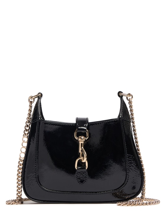 Gucci: Mini Gucci Jackie Notte shoulder bag - Black - women_0 | Luisa Via Roma
