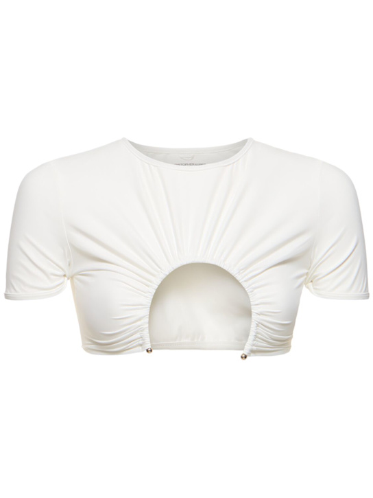 Christopher Esber: U-Prong swim t-shirt - White - women_0 | Luisa Via Roma