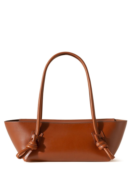 Hereu: Fleca leather shoulder bag - Tan - women_0 | Luisa Via Roma