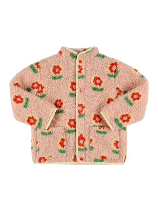 Hello Simone: Giacca Helo in poly stampato - Beige/Multi - kids-girls_0 | Luisa Via Roma