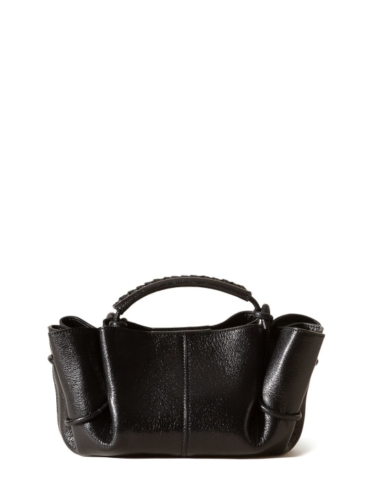 Hereu: Mini Arta leather top handle bag - Black - women_0 | Luisa Via Roma