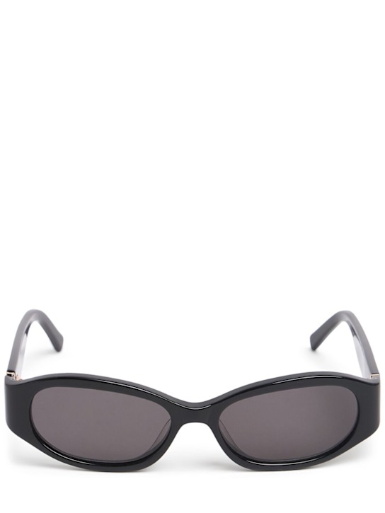 Velvet Canyon: Momentum round acetate sunglasses - Black - women_0 | Luisa Via Roma