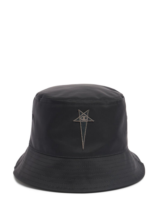 Rick Owens: Logo bucket hat - men_0 | Luisa Via Roma