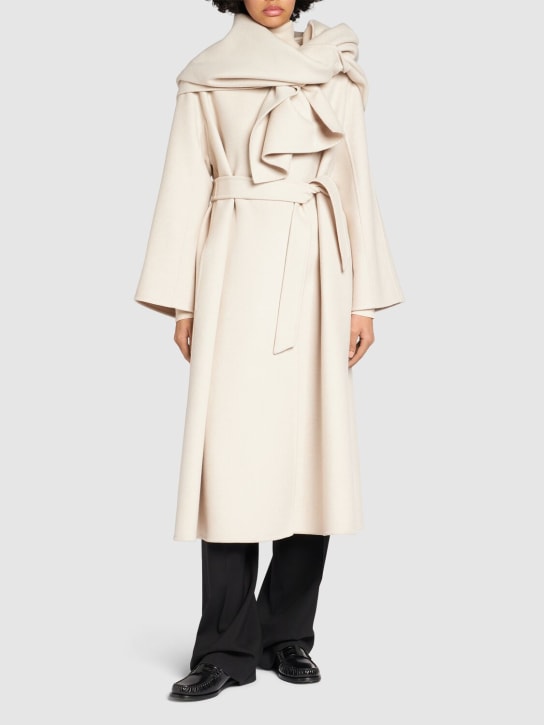 Max Mara: Pepaia wool & cashmere long coat - women_1 | Luisa Via Roma