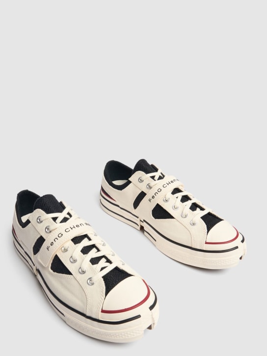 Converse: Sneakers Feng Chen Wang Chuck 70 - Egret/Black - men_1 | Luisa Via Roma