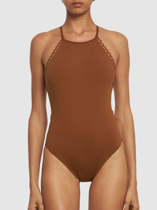 Eres: Sunlight one piece swimsuit - Brown - women_1 | Luisa Via Roma