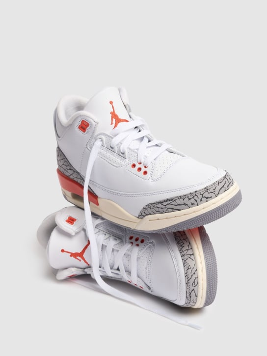 Nike: Sneakers "Air Jordan 3 Retro" - White/Clay - women_1 | Luisa Via Roma