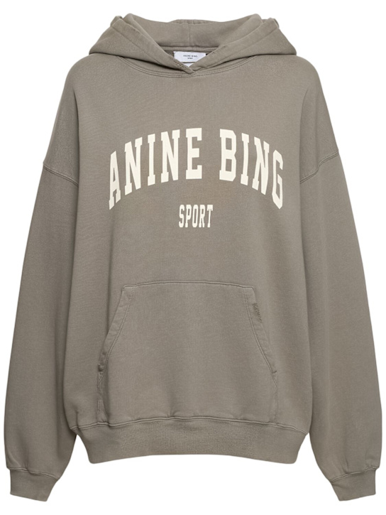Harvey logo hooded cotton sweatshirt - Thumbnail 1