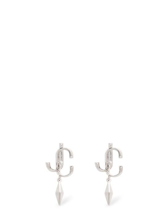 Jimmy Choo: Orecchini lunghi Diamond - women_0 | Luisa Via Roma