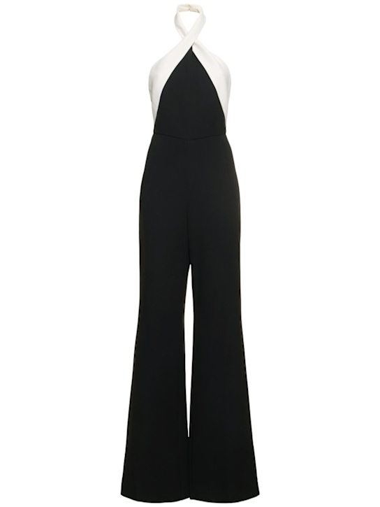 Roland Mouret: Heavy cady halter neck jumpsuit - women_0 | Luisa Via Roma