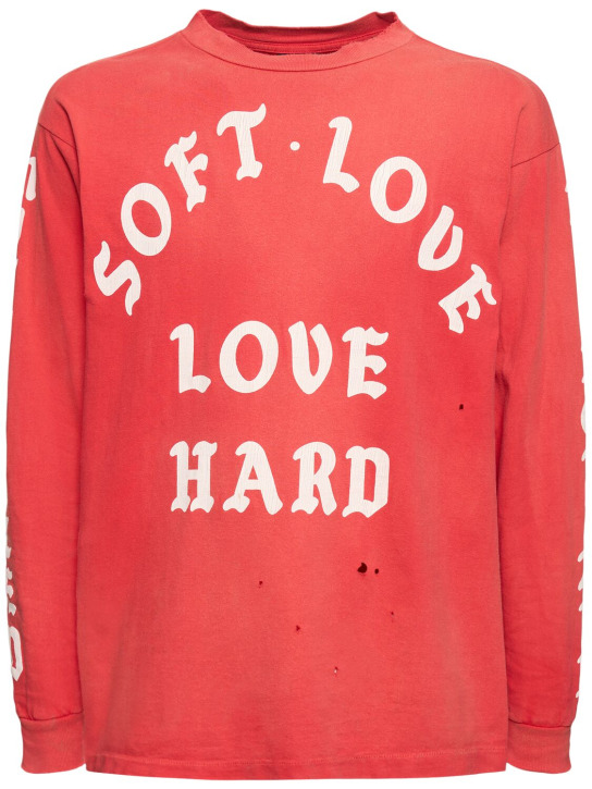Saint Michael: Saint MX6 Soft Love cotton t-shirt - Red - men_0 | Luisa Via Roma