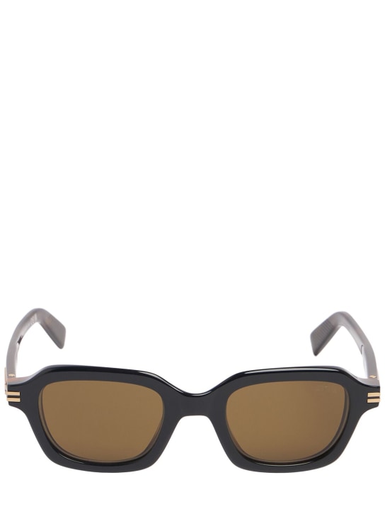 Zegna: Squared sunglasses - Siyah/Kahverengi - men_0 | Luisa Via Roma