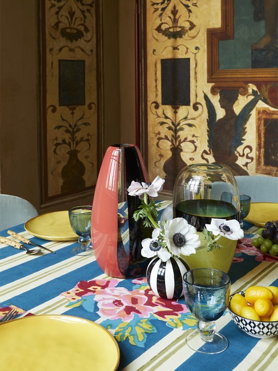 LISA CORTI: Nappe Queen Stripes Bouquet - Multicolore - ecraft_1 | Luisa Via Roma