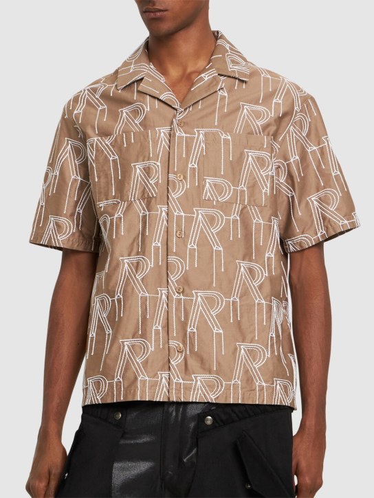 Represent: Sobrecamisa de algodón - Washed Taupe - men_2 | Luisa Via Roma
