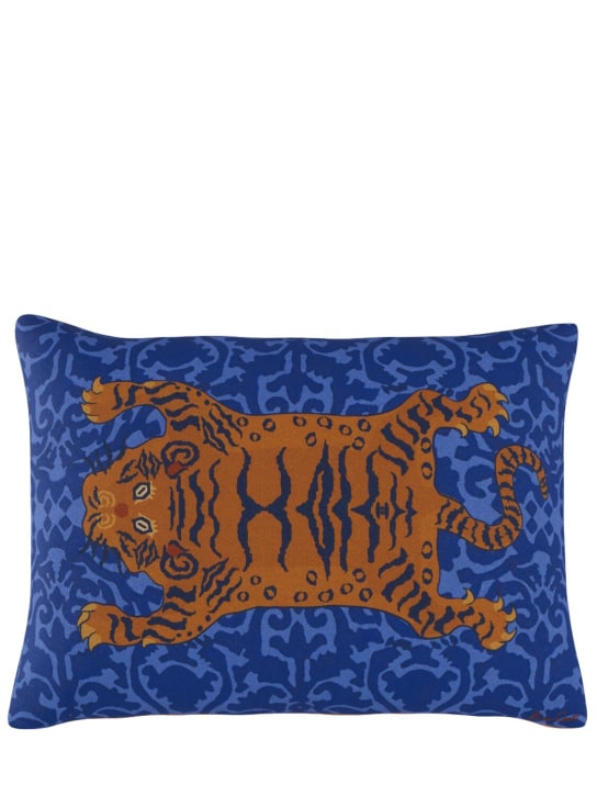 LISA CORTI: Tibetan Tiger baby cushion - ecraft_0 | Luisa Via Roma