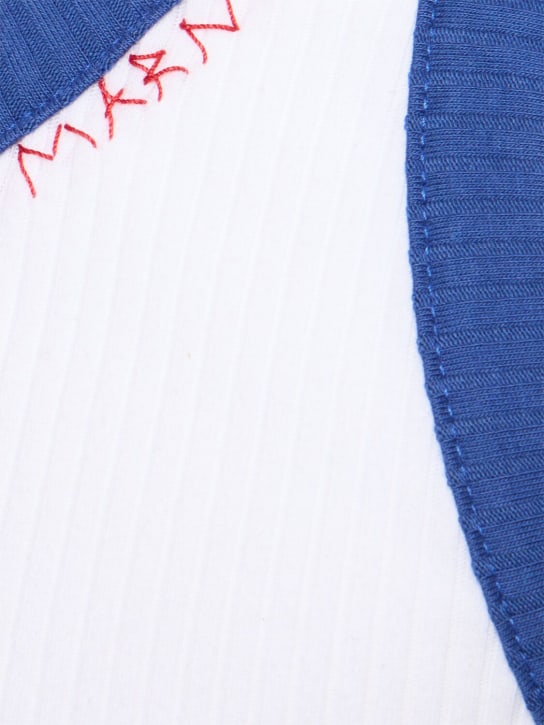 Marni: Ribbed jersey tank top - men_3 | Luisa Via Roma