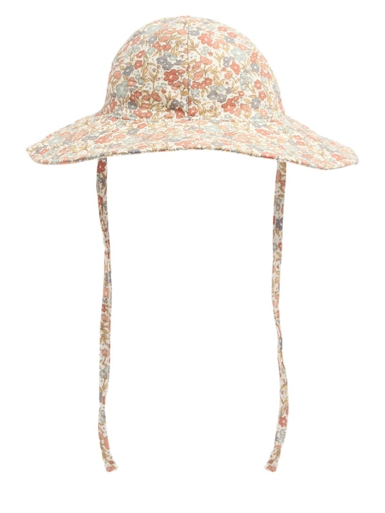 Quincy Mae: Organic cotton bucket hat - Multicolor - kids-girls_0 | Luisa Via Roma