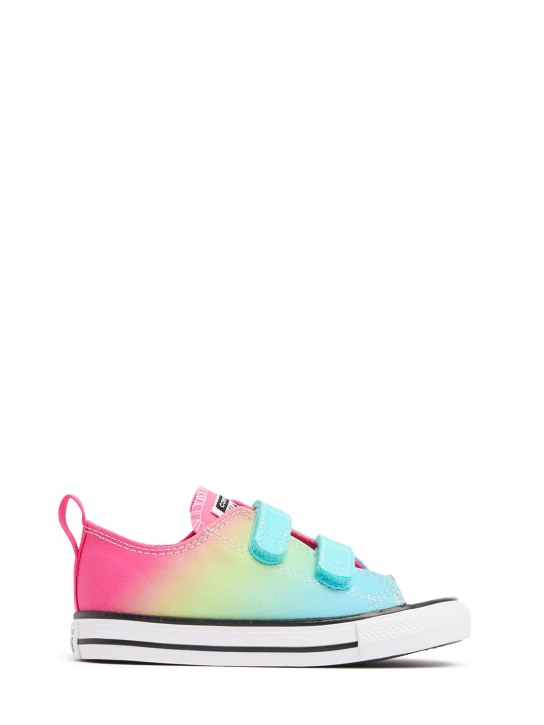 Converse: Sneakers Chuck Taylor de lona con correas - Multicolor - kids-girls_0 | Luisa Via Roma