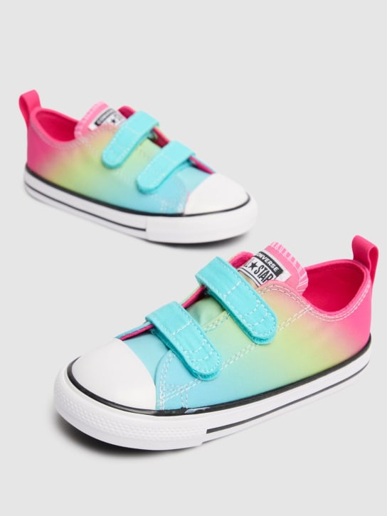 Converse: Sneakers Chuck Taylor de lona con correas - Multicolor - kids-girls_1 | Luisa Via Roma