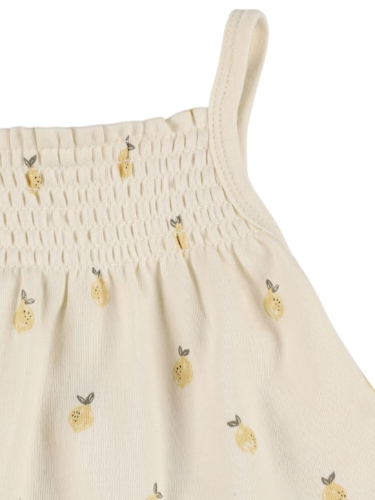 Quincy Mae: Kleid und Höschen aus Bio-Baumwolle - Weiß - kids-girls_1 | Luisa Via Roma