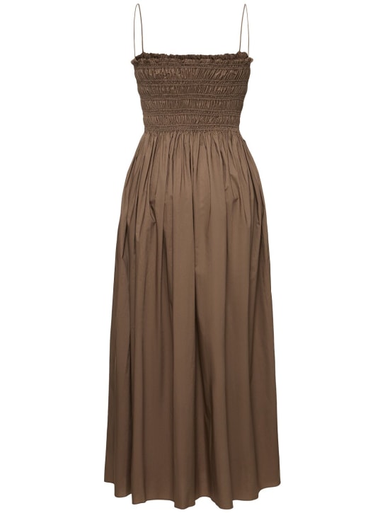 Organic cotton poplin maxi dress - Matteau - Women  | Luisaviaroma