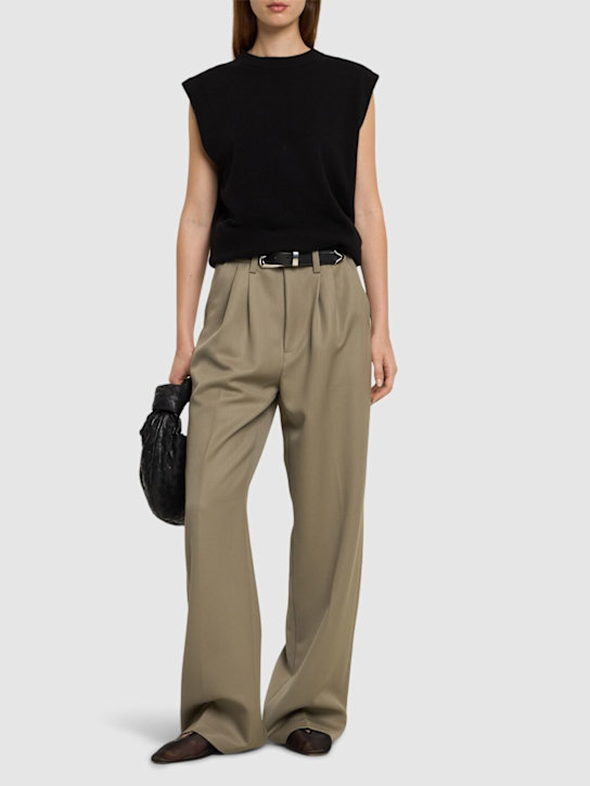 ANINE BING: Ronan knitted cashmere vest - women_1 | Luisa Via Roma