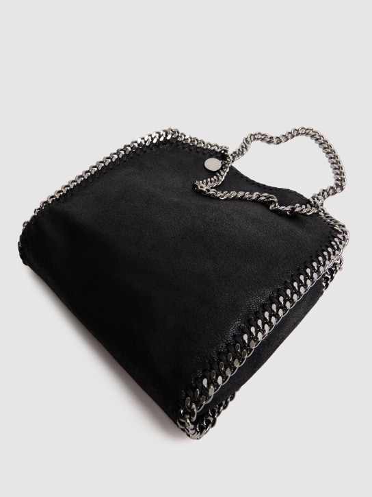 Stella McCartney: Mini Falabella faux leather bag - Siyah - women_1 | Luisa Via Roma