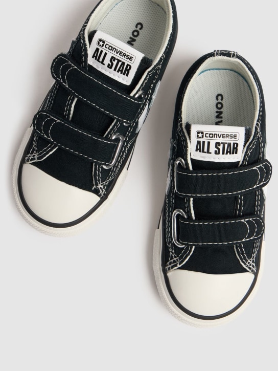 Converse: 棉质帆布运动鞋 - 黑色 - kids-girls_3 | Luisa Via Roma