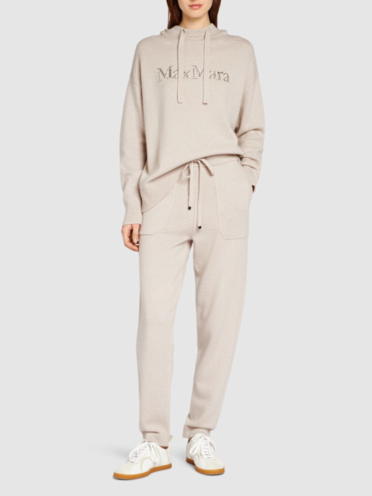 'S Max Mara: Opera elastic waist knit pants - women_1 | Luisa Via Roma