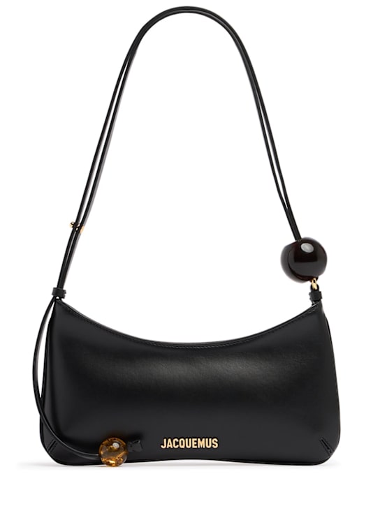 Jacquemus: Le Bisou Perle smooth leather bag - women_0 | Luisa Via Roma
