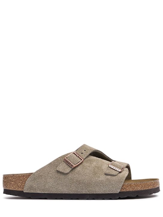 BIRKENSTOCK: Zurich suede sandals - women_0 | Luisa Via Roma