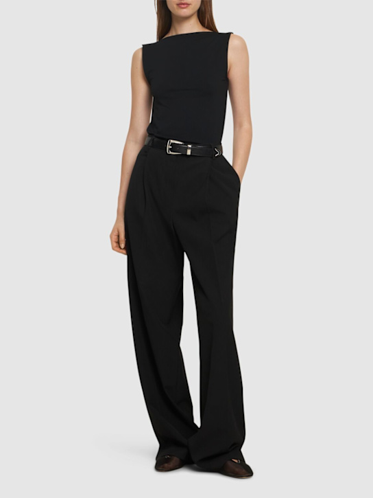 Wolford: Aurora stretch jersey top - women_1 | Luisa Via Roma