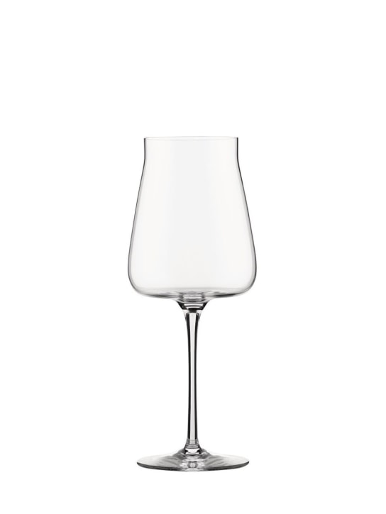 Alessi: Set of 4 Eugenia white wine glasses - Şeffaf - ecraft_0 | Luisa Via Roma