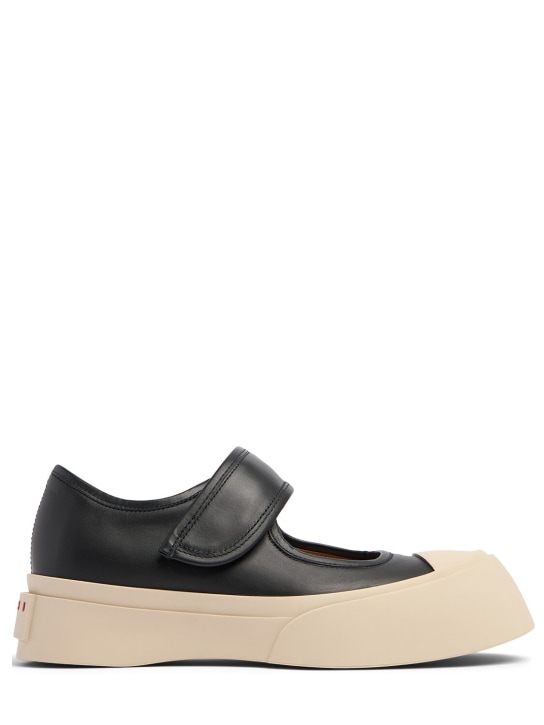 Marni: 20mm Pablo Mary Jane leather shoes - Black - women_0 | Luisa Via Roma